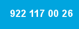 922 117 00 26